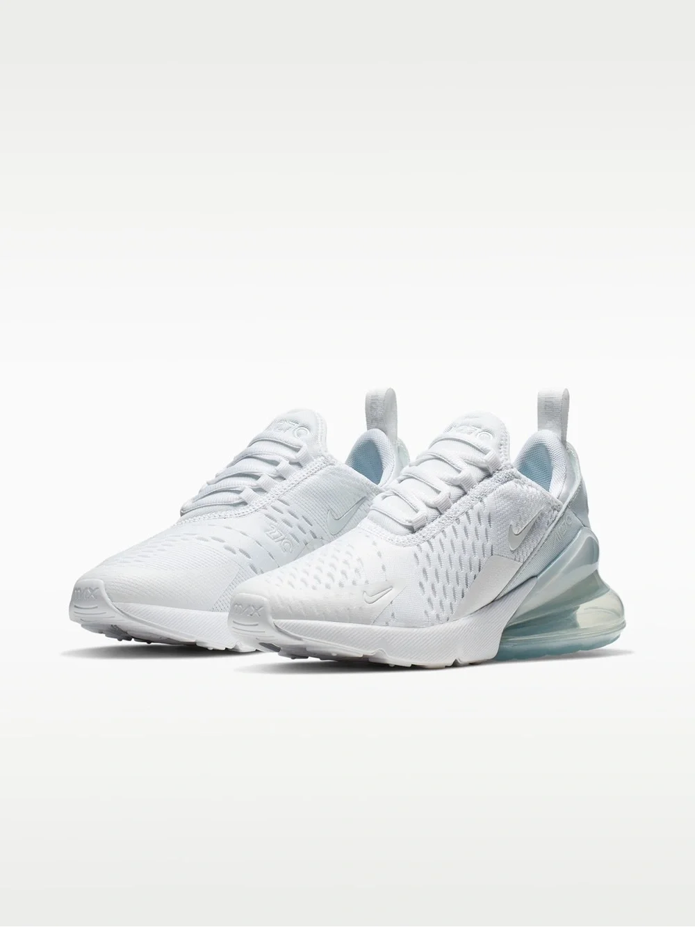 NWT Nike Air Max 270 White Sneakers Youth Size 6.5